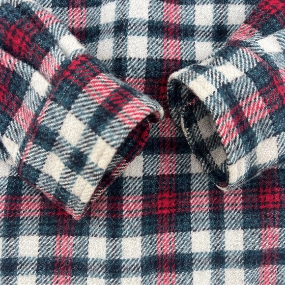 Vintage Polo Ralph Lauren Dermot Wool Plaid Button Shirt - Picture 4 of 6